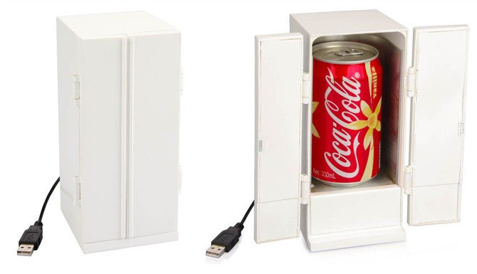 供应usb微型冰箱 迷你冰箱 冷暖冰箱